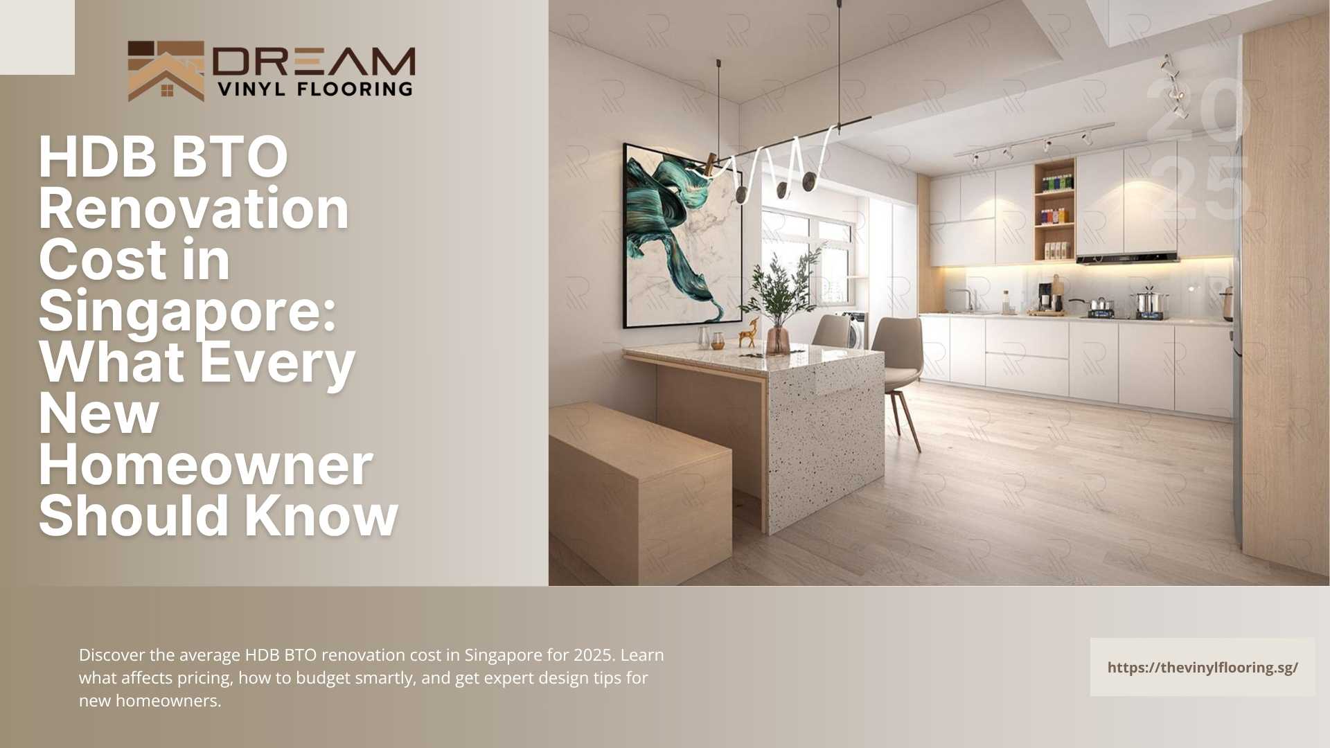 HDB BTO Renovation Cost in Singapore